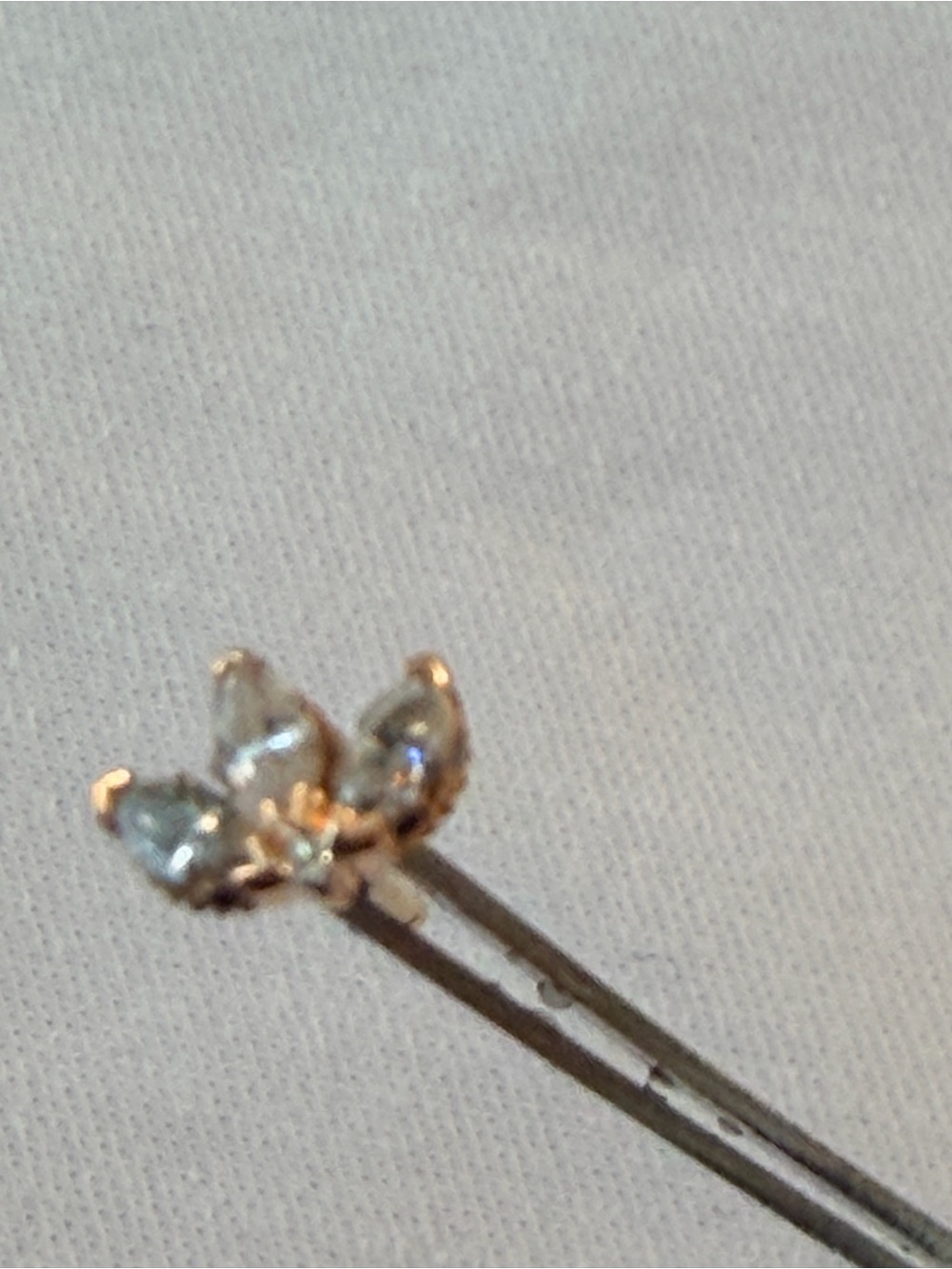 Maria Tash Diamond Lotus Stud Earring